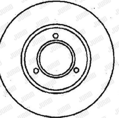 Jurid 561221J - Спирачен диск vvparts.bg