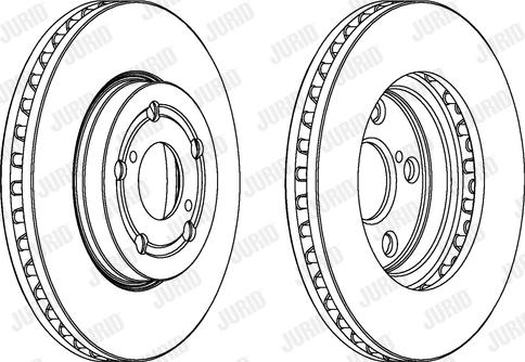 Jurid 561745J - Спирачен диск vvparts.bg