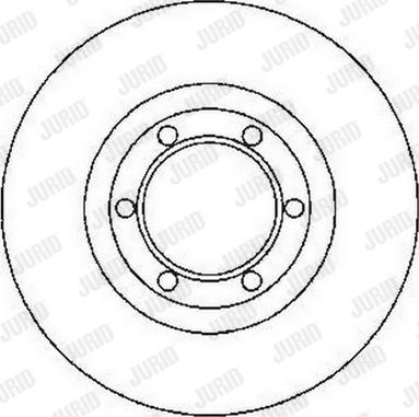 Jurid 561765J - Спирачен диск vvparts.bg