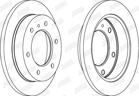 Jurid 561761J - Спирачен диск vvparts.bg