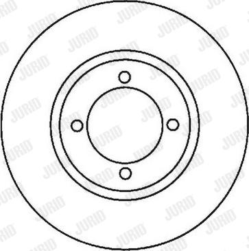 Jurid 562038J - Спирачен диск vvparts.bg