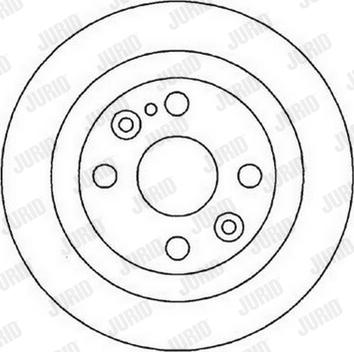 Jurid 561714JC-1 - Спирачен диск vvparts.bg