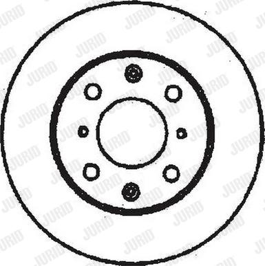 Jurid 561711J - Спирачен диск vvparts.bg