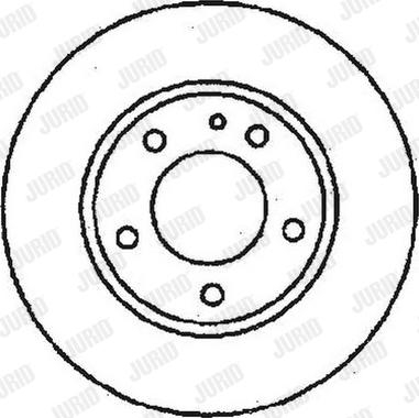 Jurid 561717J-1 - Спирачен диск vvparts.bg