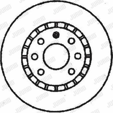 Jurid 561730J - Спирачен диск vvparts.bg