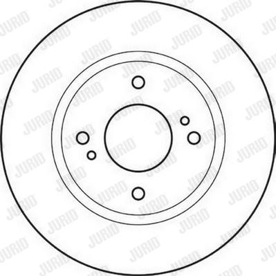 Jurid 561725J - Спирачен диск vvparts.bg