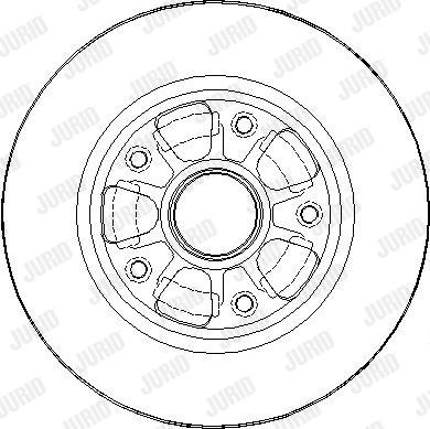 Jurid 563449JC-1 - Спирачен диск vvparts.bg