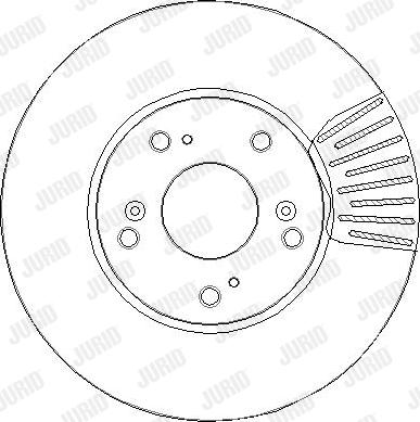 Jurid 563446JC-1 - Спирачен диск vvparts.bg