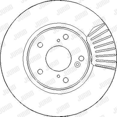 Jurid 563440JC-1 - Спирачен диск vvparts.bg