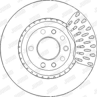 Jurid 563424JC-1 - Спирачен диск vvparts.bg