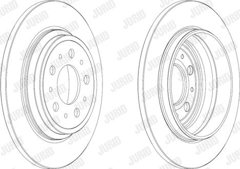 Jurid 563090JC - Спирачен диск vvparts.bg