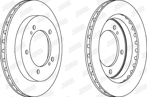 Jurid 563049JC - Спирачен диск vvparts.bg