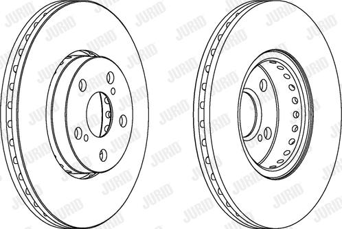 Jurid 563048JC-1 - Спирачен диск vvparts.bg