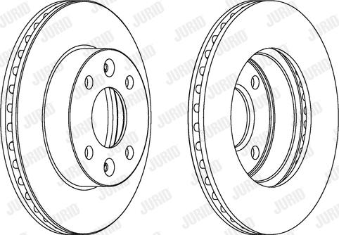 Jurid 563050JC - Спирачен диск vvparts.bg