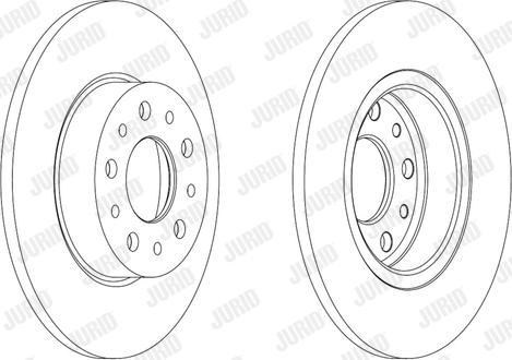 Jurid 563064JC-1 - Спирачен диск vvparts.bg