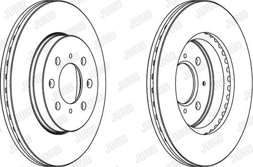 Jurid 563065JC-1 - Спирачен диск vvparts.bg