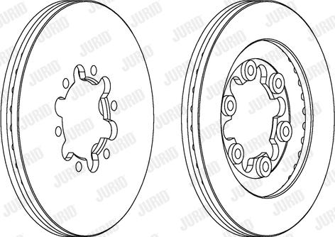 Jurid 563060JC - Спирачен диск vvparts.bg