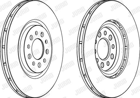 Jurid 563067JC-1 - Спирачен диск vvparts.bg