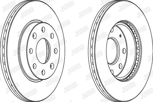 Jurid 563019JC-1 - Спирачен диск vvparts.bg