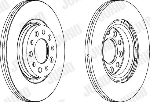 Jurid 563085JC-1 - Спирачен диск vvparts.bg