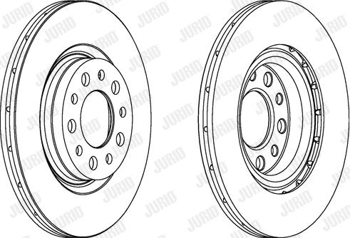 Jurid 563085JC - Спирачен диск vvparts.bg