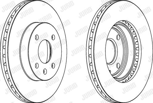 Jurid 563081JC - Спирачен диск vvparts.bg