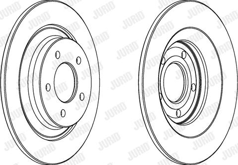 Jurid 563038JC-1 - Спирачен диск vvparts.bg