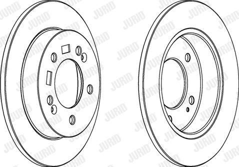 Jurid 563033JC-1 - Спирачен диск vvparts.bg