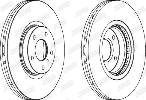 Jurid 563032JC-1 - Спирачен диск vvparts.bg