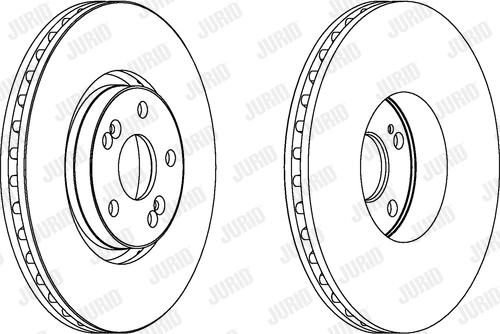 Jurid 563025JC-1 - Спирачен диск vvparts.bg