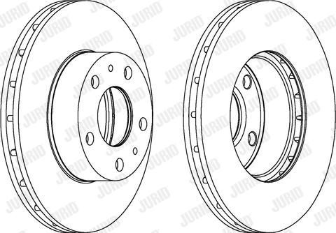 Jurid 563026JC-1 - Спирачен диск vvparts.bg