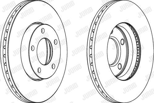 Jurid 563028JC-1 - Спирачен диск vvparts.bg