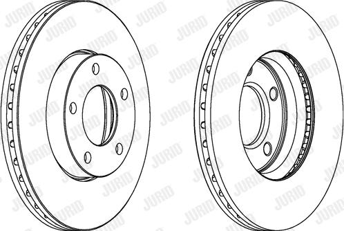 Jurid 563028JC - Спирачен диск vvparts.bg