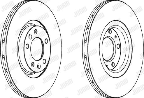 Jurid 563070JC - Спирачен диск vvparts.bg