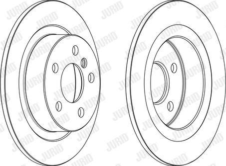 Jurid 563190JC - Спирачен диск vvparts.bg