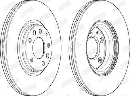 Jurid 563144JC - Спирачен диск vvparts.bg