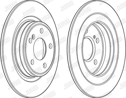 Jurid 563140JC-1 - Спирачен диск vvparts.bg