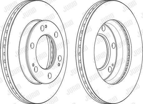 Jurid 563148JC - Спирачен диск vvparts.bg