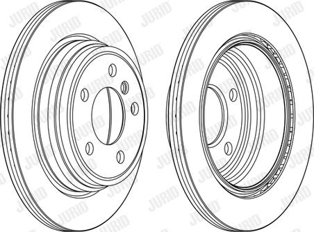 Jurid 563153JC-1 - Спирачен диск vvparts.bg