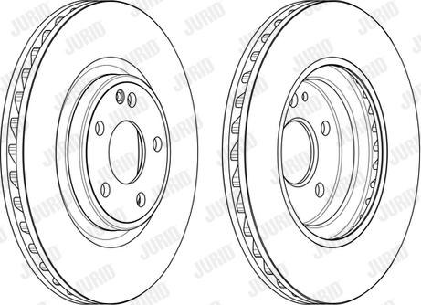 Jurid 563163JC - Спирачен диск vvparts.bg