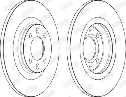 Jurid 563162JC-1 - Спирачен диск vvparts.bg