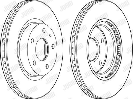 Jurid 563119JC-1 - Спирачен диск vvparts.bg