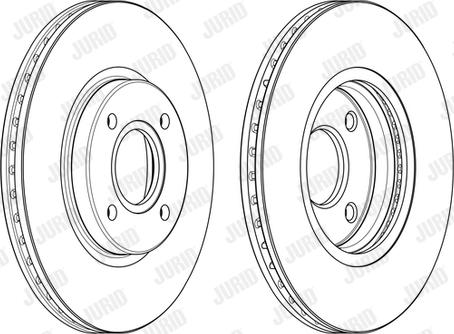 Jurid 563115JC-1 - Спирачен диск vvparts.bg