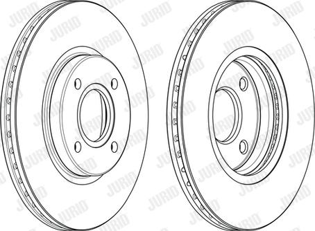 Jurid 563115JC - Спирачен диск vvparts.bg