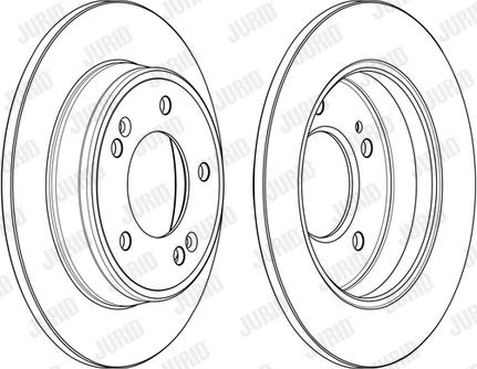 Jurid 563110JC-1 - Спирачен диск vvparts.bg