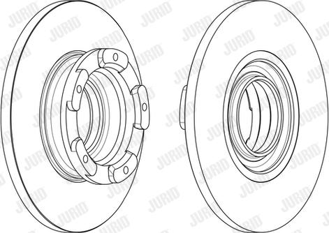 Jurid 563125JC-1 - Спирачен диск vvparts.bg