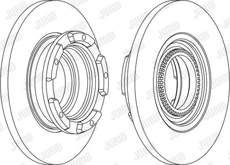 Jurid 563126JC-1 - Спирачен диск vvparts.bg