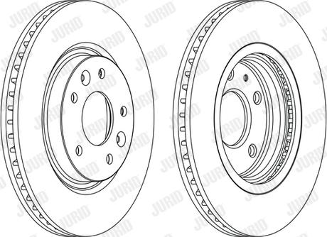 Jurid 563120JC - Спирачен диск vvparts.bg