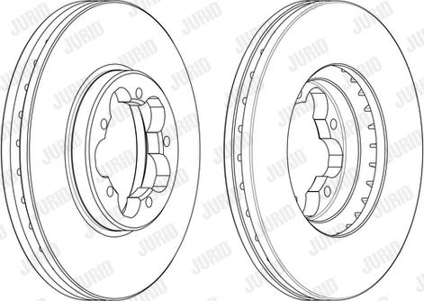 Jurid 563123JC-1 - Спирачен диск vvparts.bg