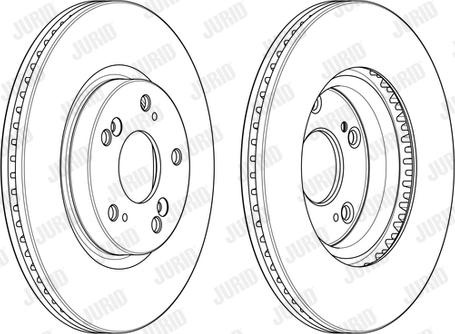 Jurid 563127JC - Спирачен диск vvparts.bg